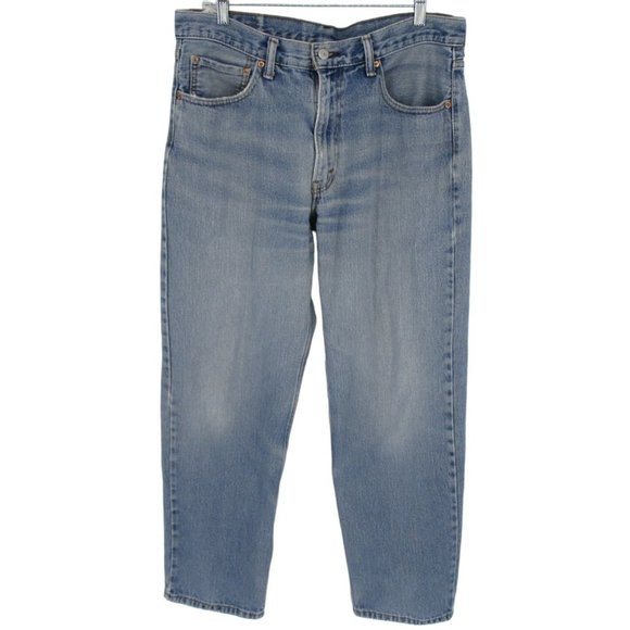 Levi's Other - Levis 550 Relaxed Fit Jeans Mens Size 34X30 Light Wash Distressed Casual Classic